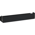 LIVING: Shower shelf, 400 mm, stainless steel, black