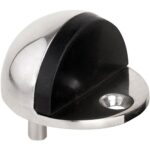 Дверной упор на полу, нержавеющая сталь, полированный