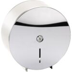 Jumbo-roll toilet paper dispenser, ø 260 mm, polished