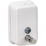 Ziepju dozators, 500 ml, nerūsējošā tērauda, balts