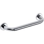 Grab bar, 340 mm, stainless steel, polished
