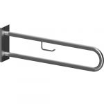 HELP: U formas rokturis ar TP turētāju 900 mm, nerūsējošais tērauds, pulēts, ar vāku