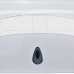 Dispenser for toilet hygiene protection, plastic, white