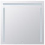 Зеркало с LED подсветкой, 800 × 800 мм, сенсорный датчик