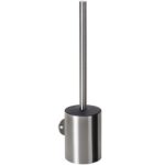 EASY01: Tualetes birstes turētājs ar skrūvēm, birstēts