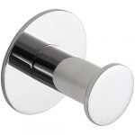 EASY: Single robe hook, polished
