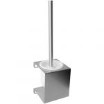 Sienas tualetes birstes turētājs, nerūsējošais tērauds, matēts