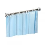 Shower curtain holder, 900 mm, stainless steel, polished