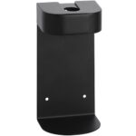 Holder for soap dispenser, round, black