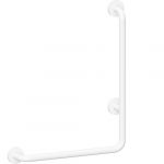 HELP: Sienas atbalsta rokturis, pa labi, 680 mm, balts, ar vāku