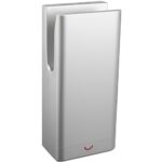 Automatic hand dryer, 1650 W, HEPA filter, plastic, silver