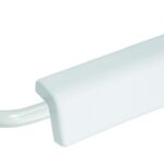 HELP: Поручень с опорой под спину без крышек 500 мм, белый