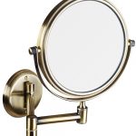 RETRO бронза: Косметическое зеркало двустороннее, ø 140 мм