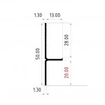 2.2.TYPE Shadow profile for panels and tiles, 20 mm - Image 4