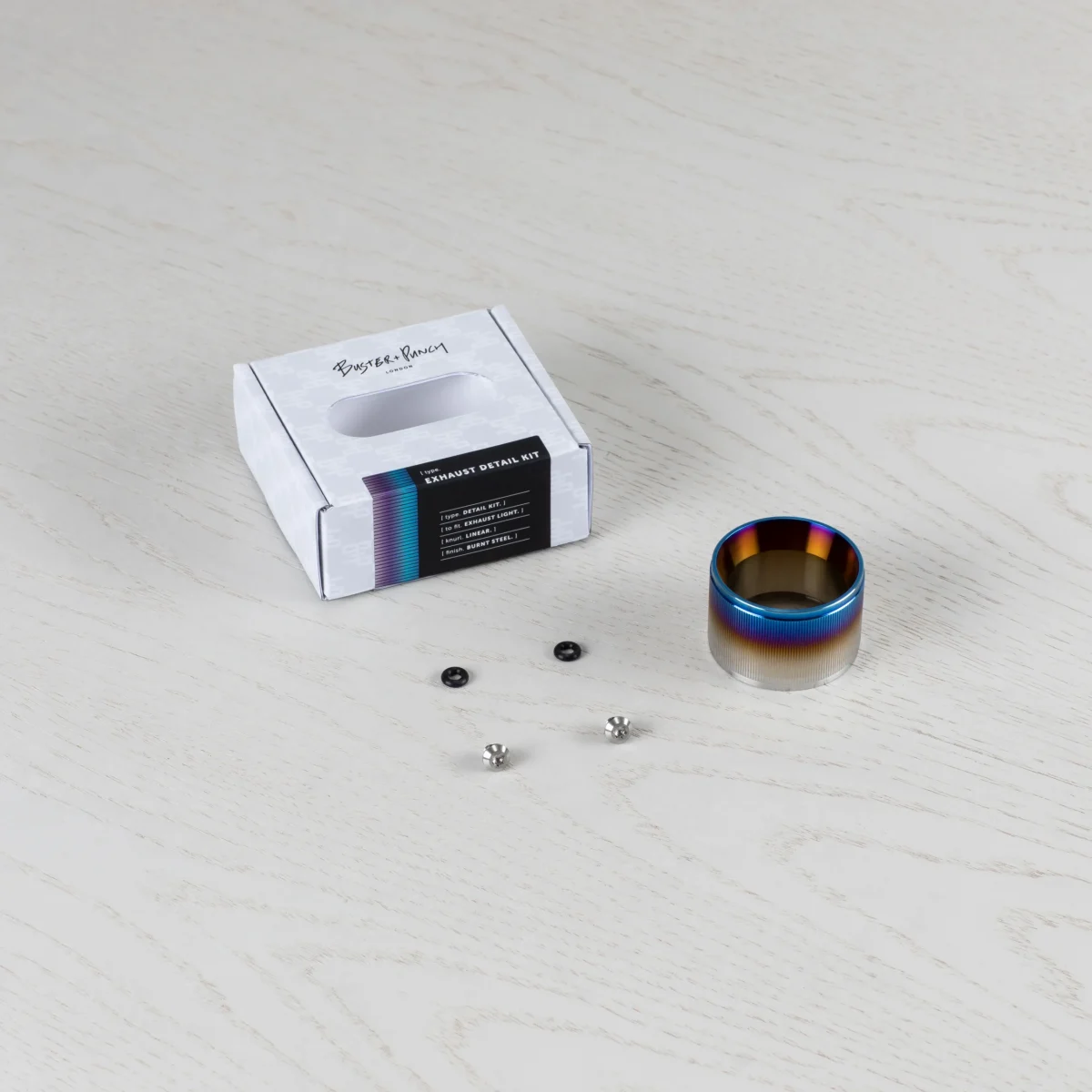 Exhaust_Linear_Detail_Kit_burnt_steel Exhaust / Linear / Detail Kit Buster+Punch - Image 1