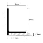 Minileiste SL16X2 aluminum skirting board - Image 7