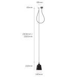 Pendant Light Hooked 1.0 / Small / Cross / Stone Buster + Punch - Image 4