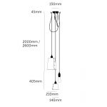 Подвесной светильник Hooked 3.0 / Mix / Cross / Graphite Buster + Punch — изображение 4