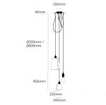 Pendant Light Hooked 3.0 / Mix / Cross / Stone Buster + Punch - Image 4