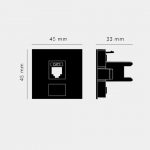 Telefona Cat 3 modulis / 45 mm Buster + Punch - Image 4