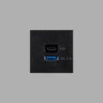 USB modulis / USB A + C Quickcharge / 45 mm Buster + Punch - Image 3