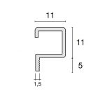 ClipList CLQ11X11A alumīnija grīdlīstes - Image 7