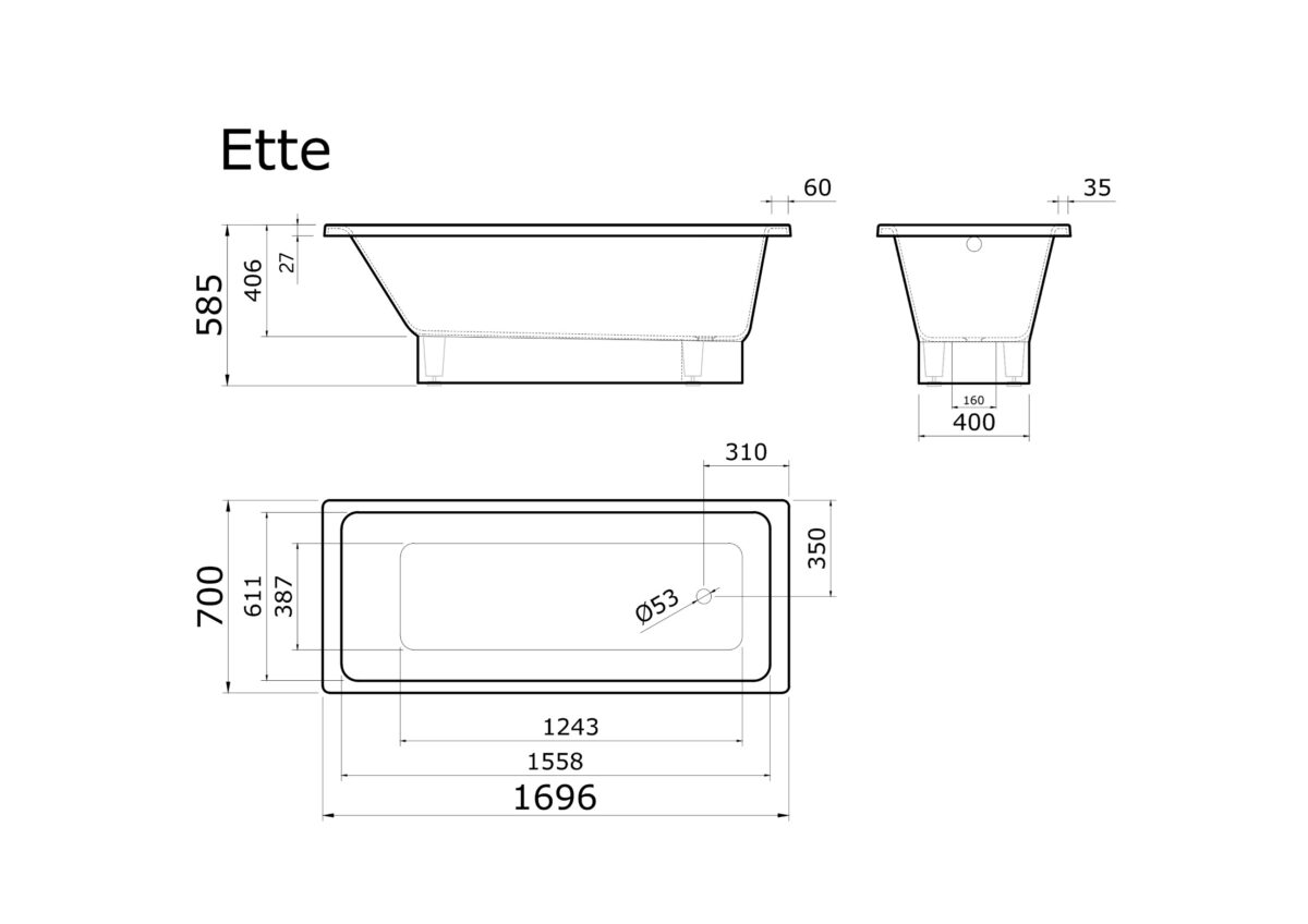 Ette Bathtub Vispool - Image 4
