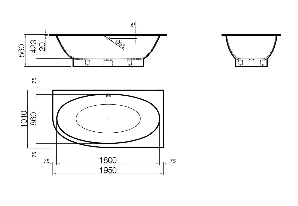 Gemma 3R Bathtub Vispool - Image 5