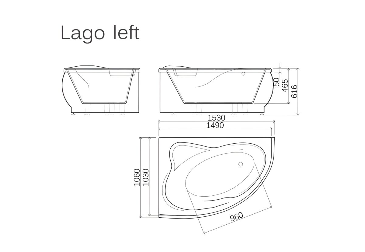 Lago Bathtub Vispool - Image 10
