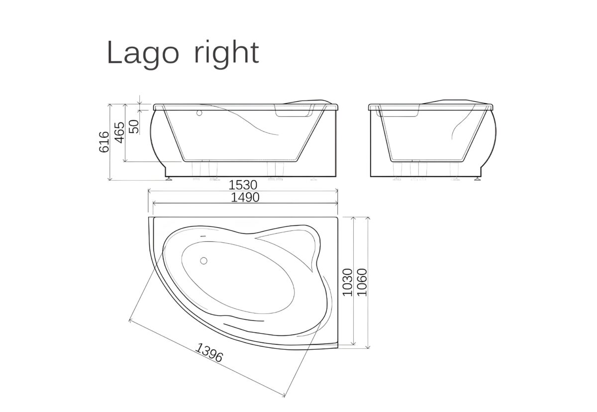 Lago Bathtub Vispool - Image 11