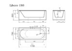 Libero 180 Bathtub Vispool - Image 5