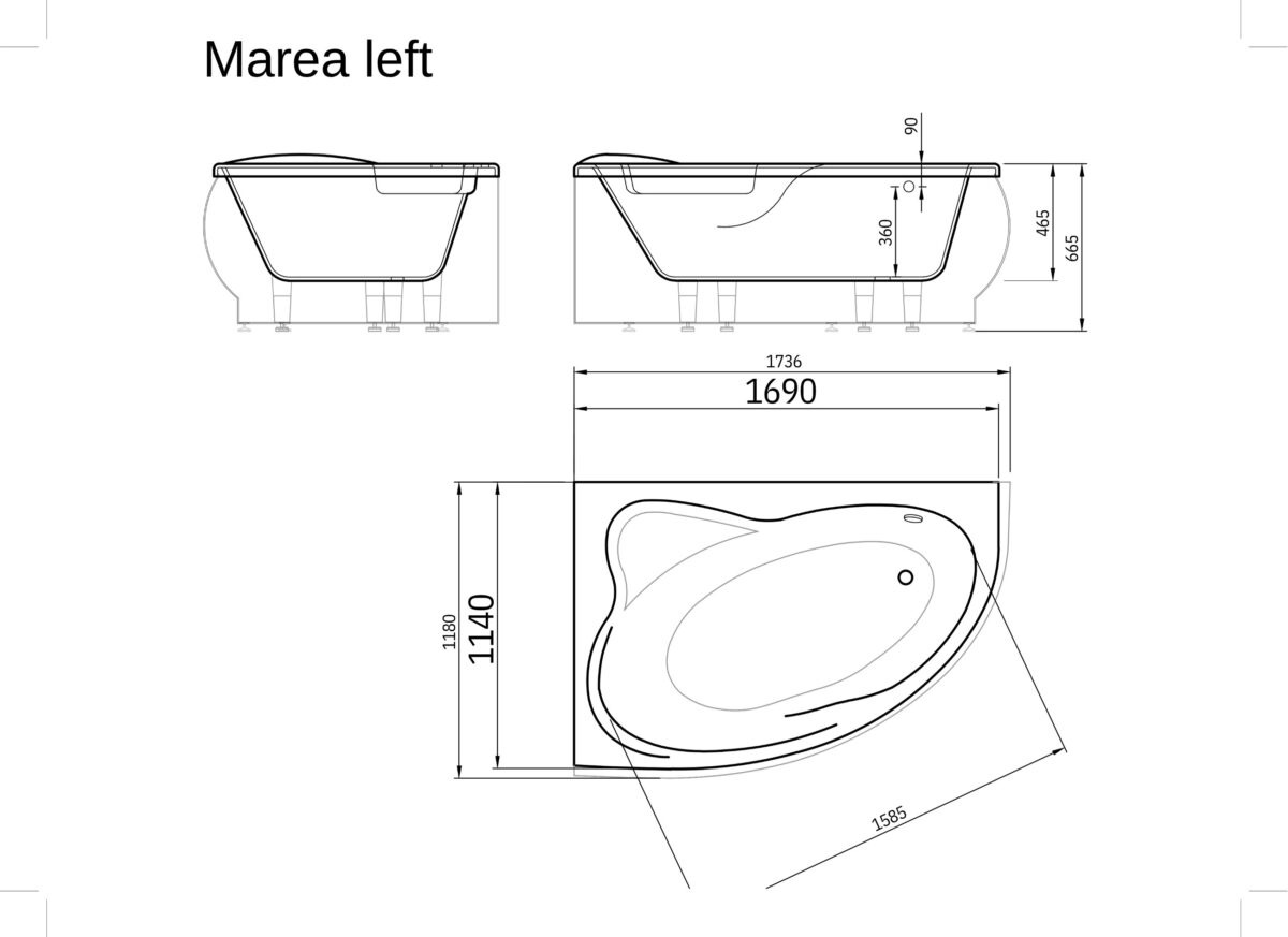 Marea Bathtub Vispool - Image 11