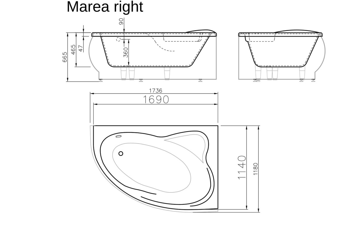 Marea Bathtub Vispool - Image 10
