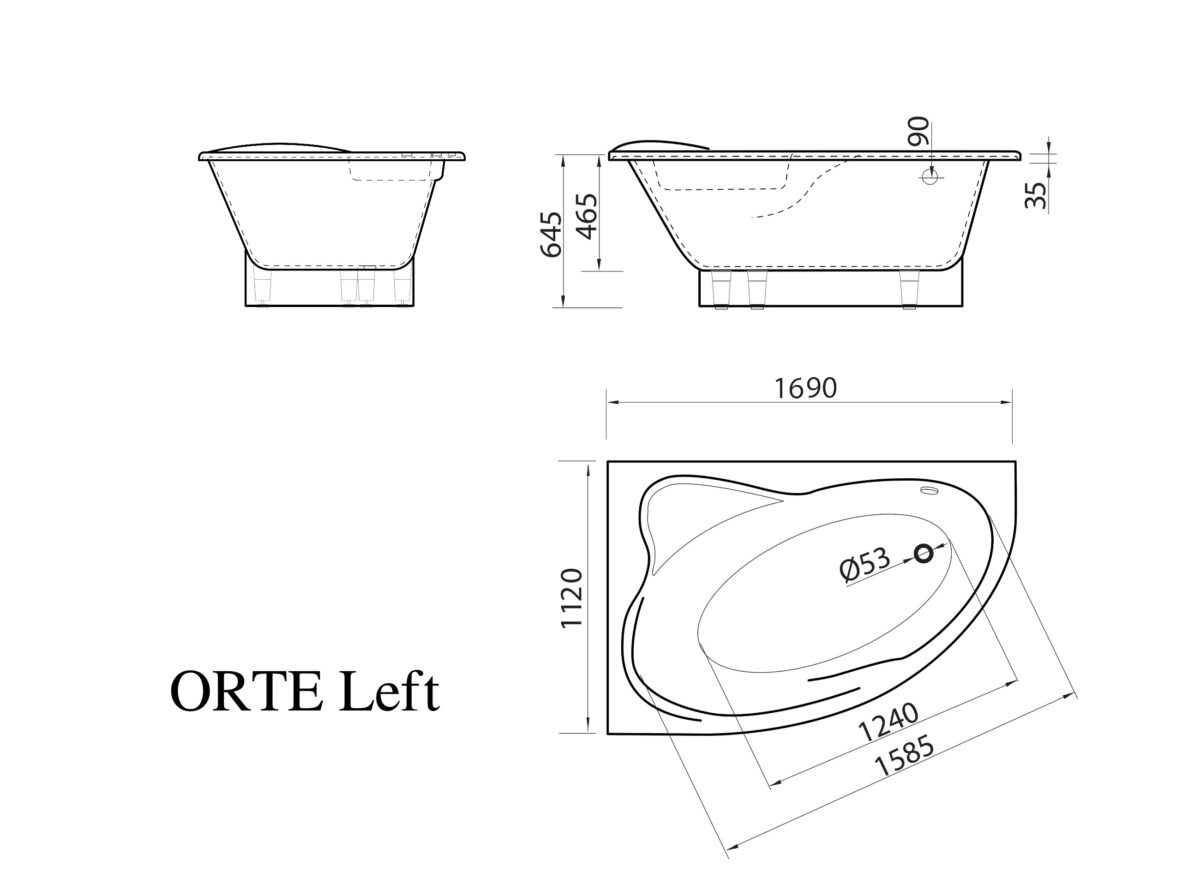 Orte Bathtub Vispool - Image 11