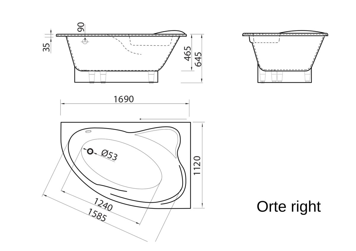 Orte Bathtub Vispool - Image 10