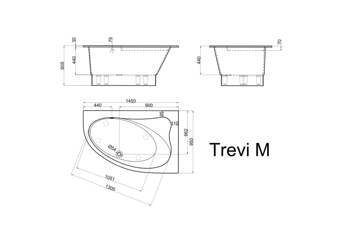 Trevi M Bathtub Vispool - Image 6