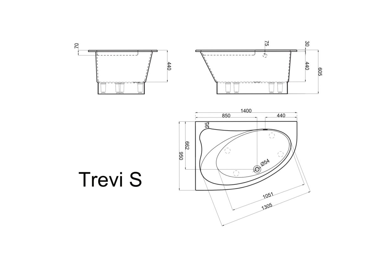 Trevi S Bathtub Vispool - Image 11