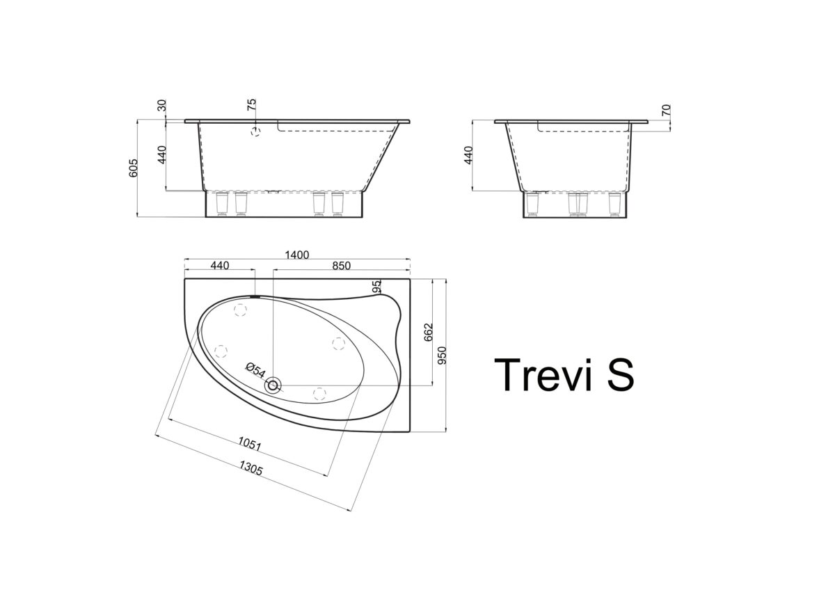 Trevi S Bathtub Vispool - Image 12