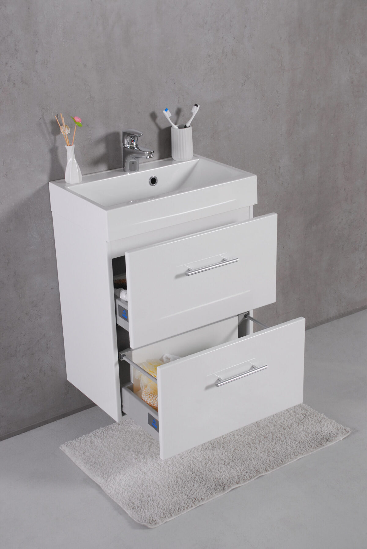 Izlietnes un skapīša komplekts VISPOOL Crete 55 - Image 3