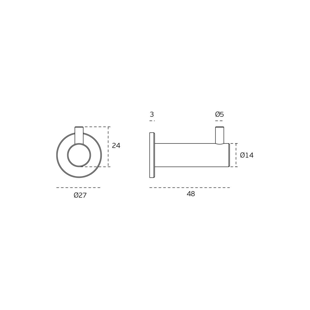 Настенный крючок JNF IN.14.500 — изображение 2