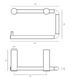 Держатель туалетной бумаги JNF IN.43.155 — изображение 2