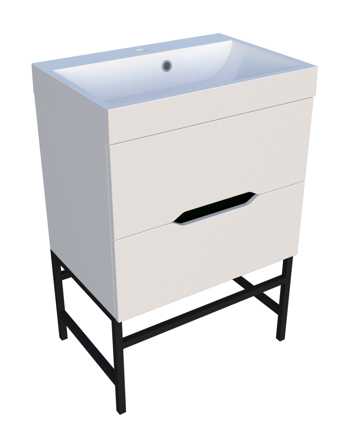 Izlietnes un skapīša komplekts VISPOOL Stella 60 - Image 2