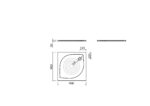 Shower tray KZ-90 - Image 2