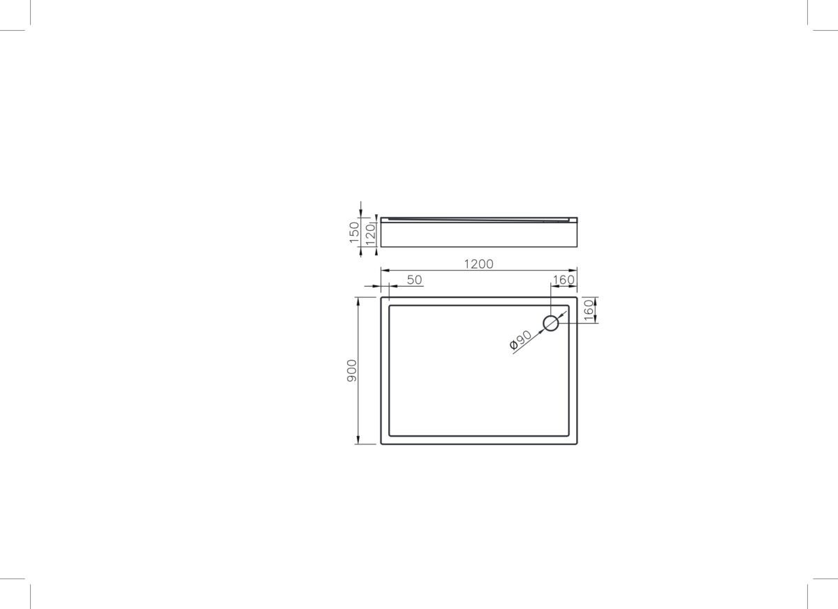 Shower tray QQ-120 - Image 2