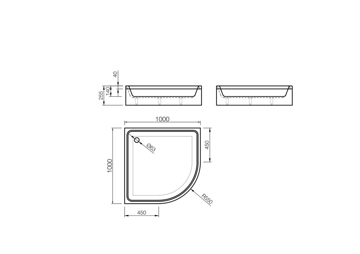 Shower tray R-100 - Image 2