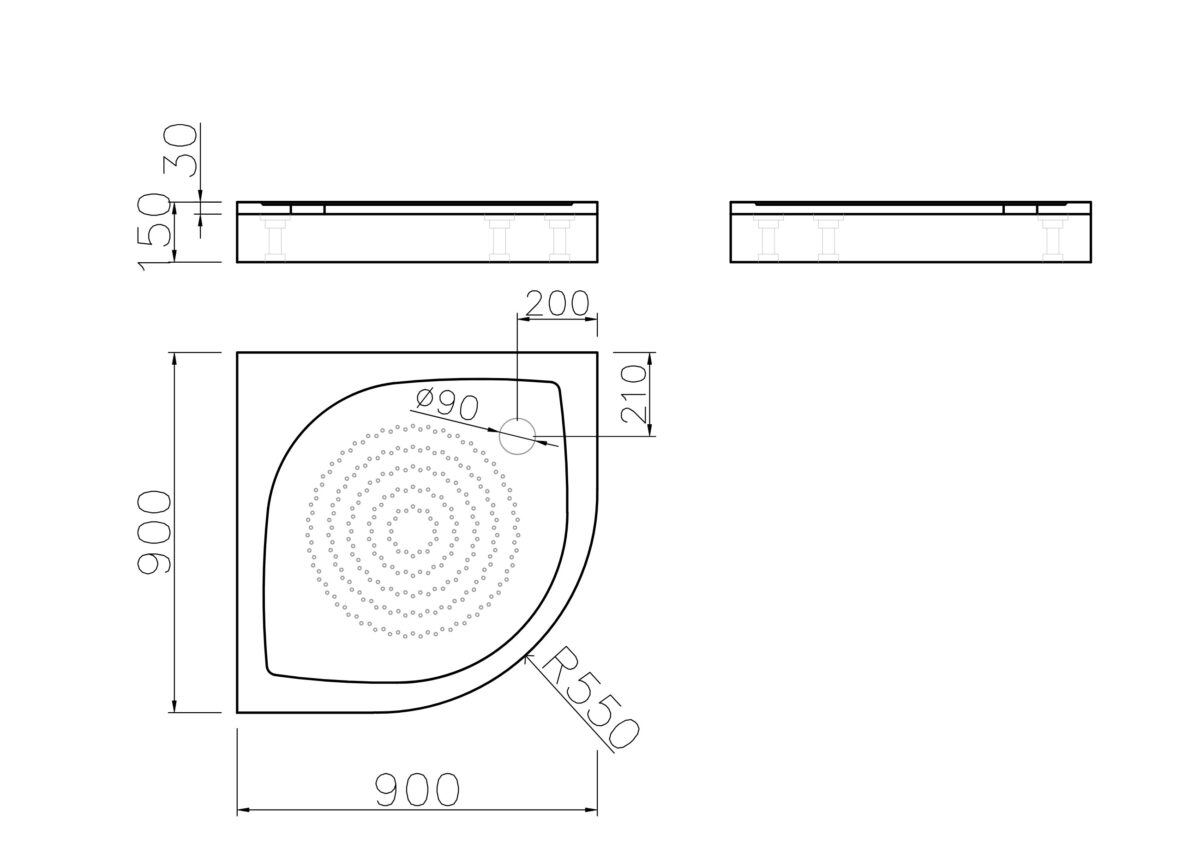 Shower tray RR 90-550 - Image 2