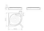 Shower tray RR 90-550 - Image 2