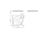 Shower Tray RZ 90-550 - Image 2